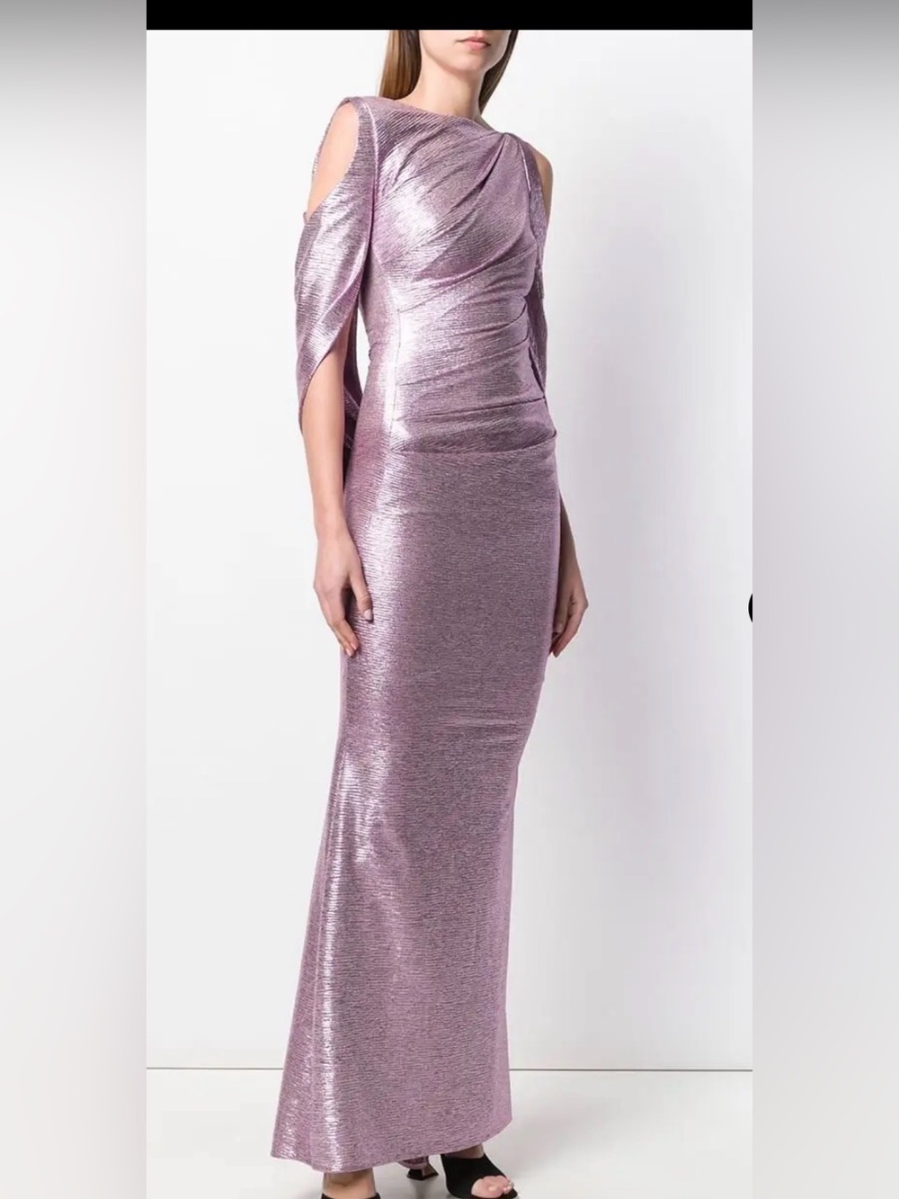 Talbot Runhof runway $1750 NWT Ponceau Evening Gown